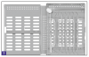 Figure 7. Typical recare/maintenance dental hygiene instrumentation cassette prior to simplification.