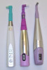 Fig 8. Several examples of cordless prophy handpieces. From left: iStar™ Cordless Prophylaxis Handpiece (DentalEZ); AeroPro™ Cordless Prophy Handpiece System (Premier); and NUPRO®  Freedom® Cordless Prophy System (Dentsply Sirona).