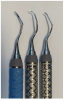 (5.) Gracey curette 13/14, extended shank Gracey curette 13/14, and extended shank Mini Gracey curette 13/14, respectively.